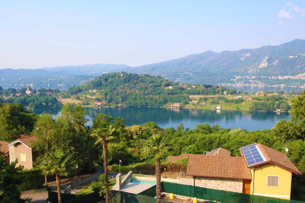 Domus Cusiana Complesso Vista Lago E Piscina Miasino 외부 사진
