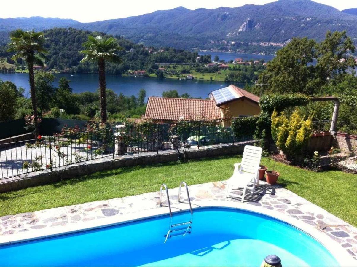 Domus Cusiana Complesso Vista Lago E Piscina Miasino 외부 사진